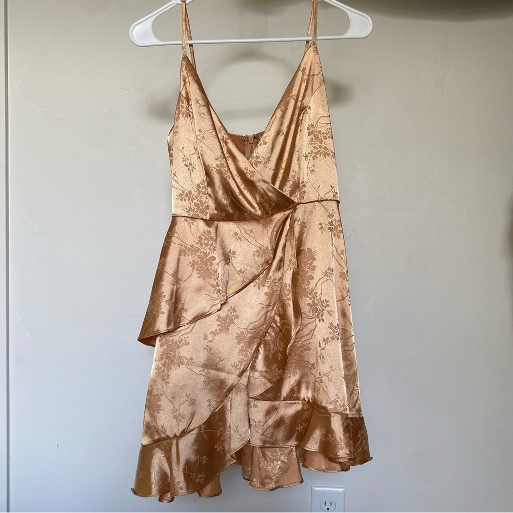 Gold Mini Dress